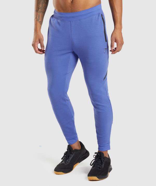 Panske Joggers Gymshark Apex Technical Modre | NU6350271